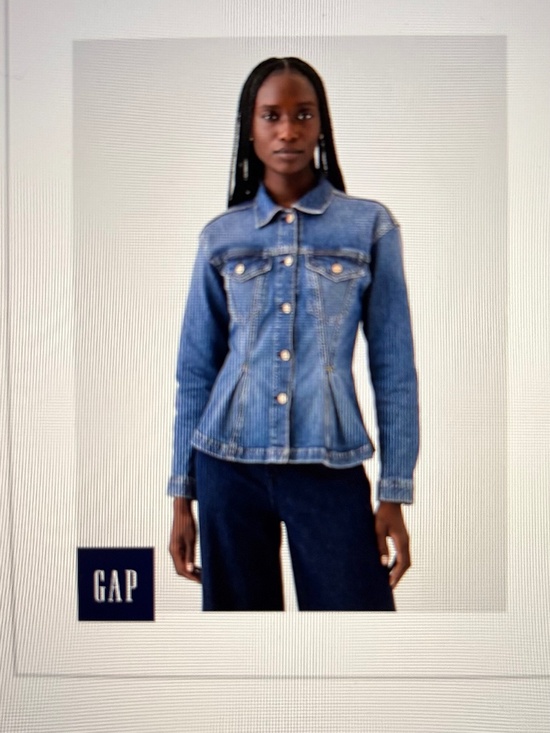 GAP Jackets & Blazers - NWT Gap Cinched Denim Jacket Medium Indigo